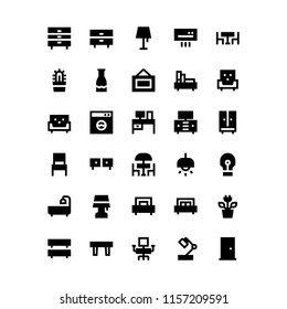Furniture and Interior Icon Set