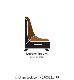 Ilustración vectorial del logotipo interior del mobiliario
