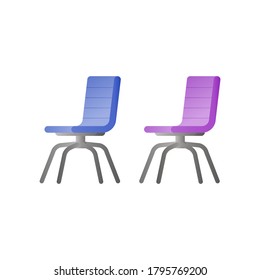 Furniture isolated on white background