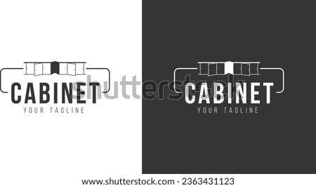  furniture kitchen cabinet vector logo
