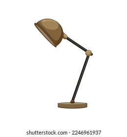 furniture lamp table cartoon. furniture lamp table sign. isolated symbol vector illustration