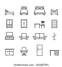 furniture line icon