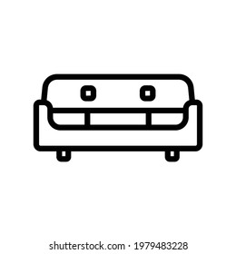 Furniture line icon. Home interior. simple illustration. Editable stroke. Design template vector