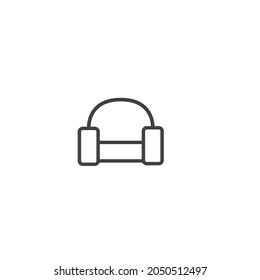 FURNITURE LINE LOGO ILLUSTRATION VECTOR DESIGN SYMBOL