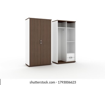 furniture living room wardrobe rendering 