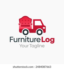 Furniture Logistic Logo Vector Template Design. Good for Business, Startup, Agency, and Organization