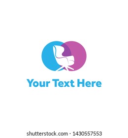furniture logo creative illustration vector of graphic , business furniture logo illustration vector , vector of furniture logo illustration for logo identity and business