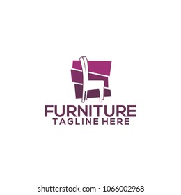 Furniture Logo Design Stock Vector (Royalty Free) 1066002968