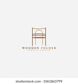 Furniture Logo Design, Combine with Chair Icon