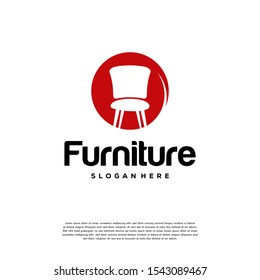 Furniture Logo Modern Design Vector Illustration Stock Vector (Royalty ...