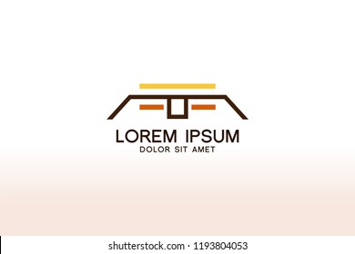 Furniture logo design. Modern symbol template design. Vector icon illustration