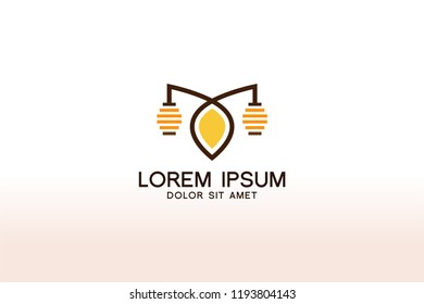 Furniture logo design. Modern symbol template design. Vector icon illustration