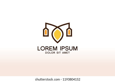 Furniture logo design. Modern symbol template design. Vector icon illustration