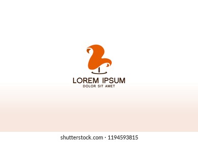 Furniture logo design. Modern symbol template design. Vector icon illustration