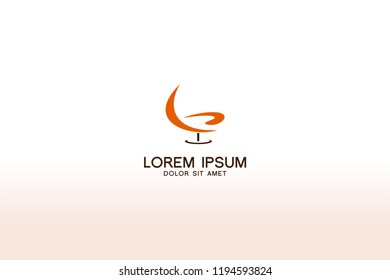 Furniture logo design. Modern symbol template design. Vector icon illustration
