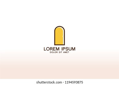 Furniture logo design. Modern symbol template design. Vector icon illustration