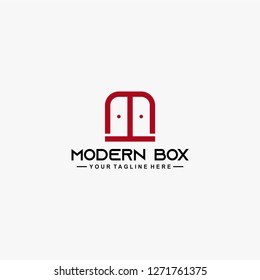 Furniture logo design vector