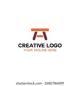 Furniture logo design, vector logo, creative logo design, illustration logo
