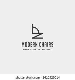furniture logo design vector icon illustration icon element isolated