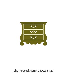 Furniture Logo Design Vector Template. Symbol and icon of chairs, sofas, tables, and home furnishings.