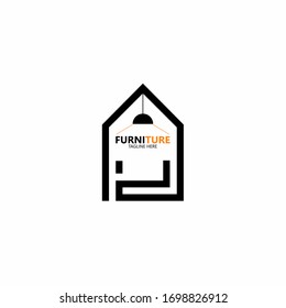 Furniture logo , Home modern design.