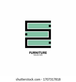 Furniture logo and icon , elements of interior home.