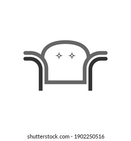 Furniture logo icon vector flat design template