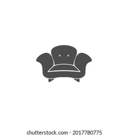 Furniture logo icon vector flat design template