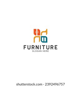 Furniture Logo, Interior Logo. Vector.