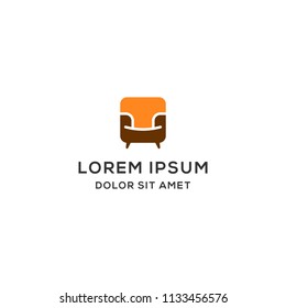 Furniture Logo. Modern Design. Vector Illustration 