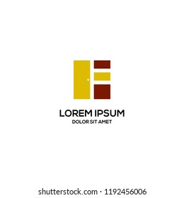 Furniture Logo. Modern design. Vector illustration.