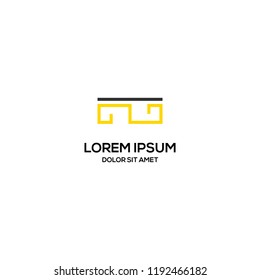 Furniture Logo. Modern design. Vector illustration.