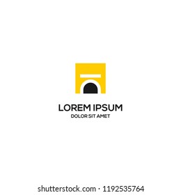Furniture Logo. Modern design. Vector illustration.