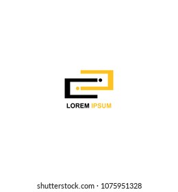 Furniture logo. Modern template design. Interior design logo vector illustration