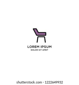 Furniture logo. modern template design. vector illustration