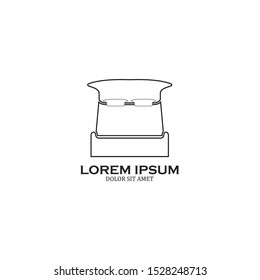 Furniture logo, modern template design, vector icon illustration
