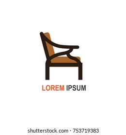 Furniture logo. modern template design. vector illustration
