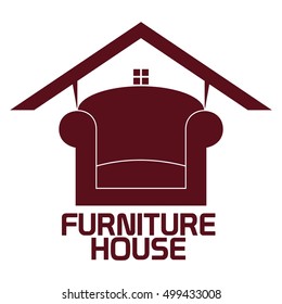 Furniture logo set