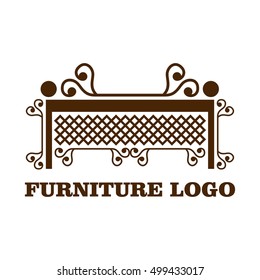 Furniture logo set