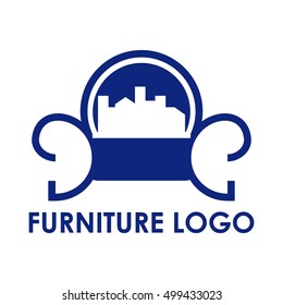 Furniture logo set