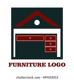 Furniture logo set