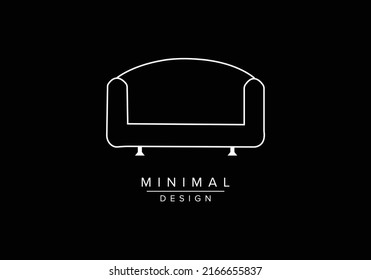 Furniture logo sofa and Logo vector