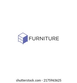 Furniture Logo Table Vector Design Stock Vector (Royalty Free ...