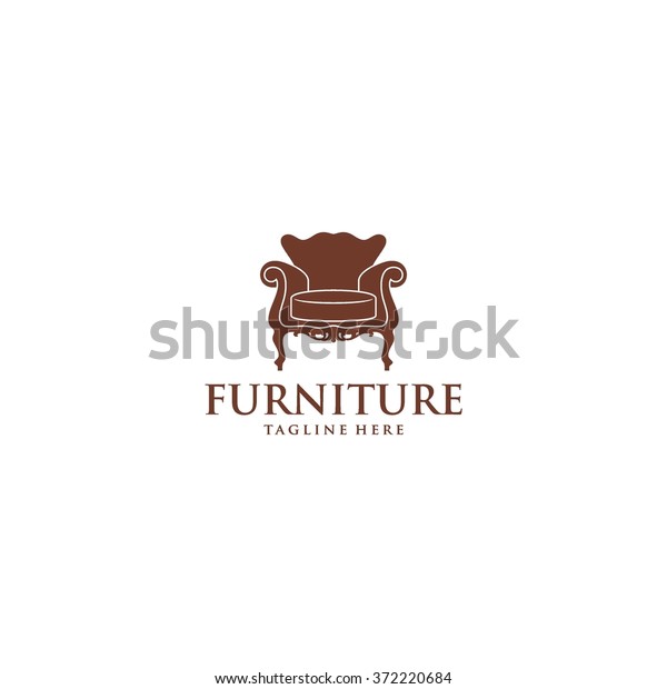 Furniture Logo Template Stock Vector (Royalty Free) 372220684 ...