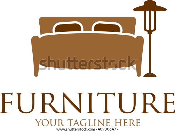 Furniture Logo Template Stock Vector (Royalty Free) 409306477