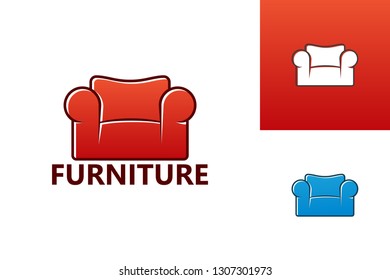 Furniture Logo Template Design Vector, Emblem, Design Concept, Creative Symbol, Icon