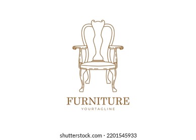 Furniture Logo Template design vector