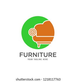 Furniture Logo Template, modern template design. vector icon illustration. Vector EPS 10.