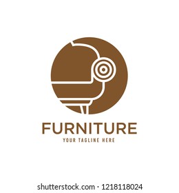 Furniture Logo Template, modern template design. vector icon illustration. Vector EPS 10.