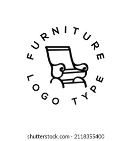 Furniture Logo Vector, Furniture concept design modern logo template